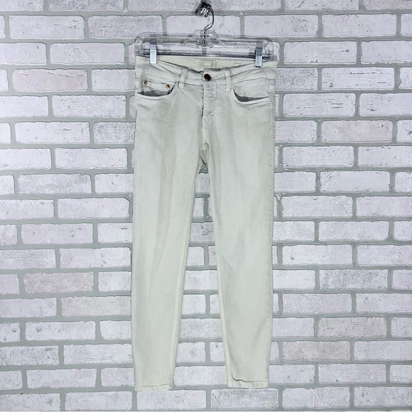Closed Baker Skinny Jeans in Light Beige Size 26 Made in Italy - Picture 4 of 8
